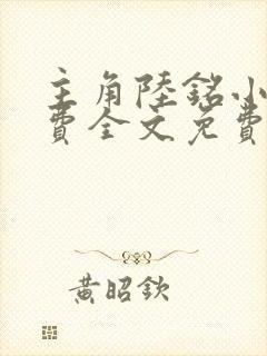 主角陆铭小说免费全文免费阅读