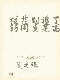 校花别追了,我的同桌是高冷女神