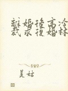 离婚后高冷女总裁求复婚林风