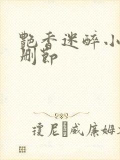 艳香迷醉小说无删节