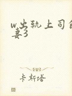 w出轨上司的人妻3