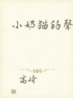 小奶猫的声音.
