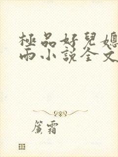 极品好儿媳妇秦雨小说全文阅读封面