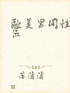 欧美男同性恋一区