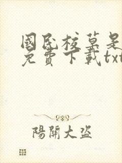 国民校草是女生免费下载txt封面