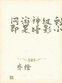 网游神级刺客我即是暗影小说免费阅读