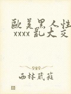 欧美黑人性猛交 xxxx 乱大交封面