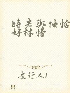 时光与他恰是正好林惜封面