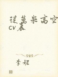 从万米高空降临cv表