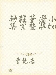 秒杀萧潜小说全集完整版txt