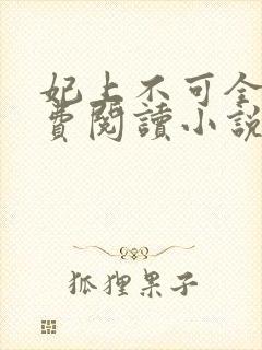 妃上不可全文免费阅读小说