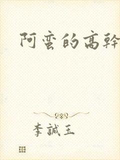 阿蛮的高干文
