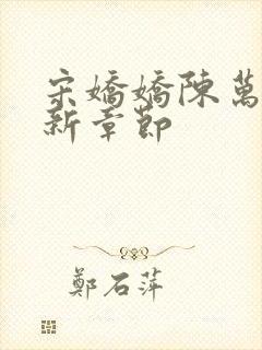 宋娇娇陈万里最新章节