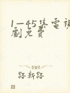 1—45集电视剧免费