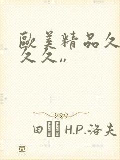 欧美精品久久久久久,,