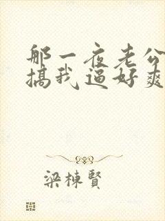 那一夜老公使劲搞我逼好爽