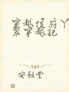 穿越侯府丫鬟锦翠穿越记