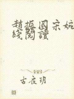 赵振国宋婉清在线阅读封面