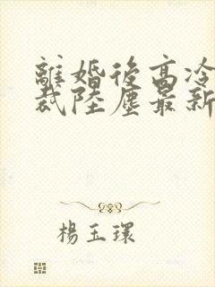 离婚后高冷女总裁陆尘最新