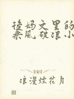 后妈文里的亲妈乘风破浪小说免费阅读
