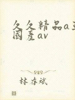久久精品a亚洲国产av
