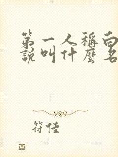 第一人称白洁小说叫什么名字