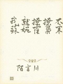 我就撩撩不负责苏婉霍枭寒全文免费阅读封面