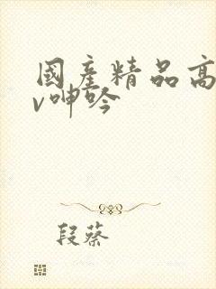 国产精品高潮av呻吟封面