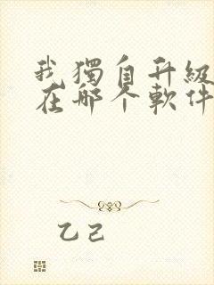 我独自升级漫画在哪个软件可以看