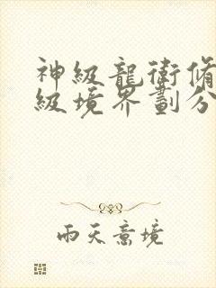 神级龙卫修炼等级境界划分