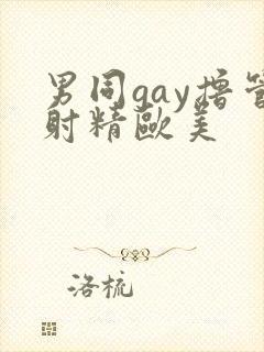 男同gay撸管射精欧美