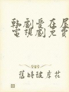 韩剧爱在屋檐下电视剧免费观看