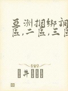 亚洲捆绑调教一区,二区,三区,