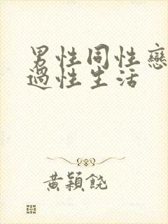 男性同性恋怎么过性生活