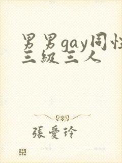 男男gay同性三级三人