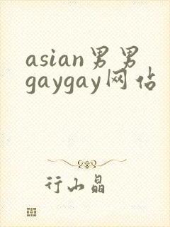 asian男男gaygay网站