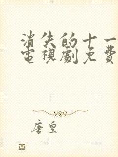 消失的十一层 电视剧免费封面