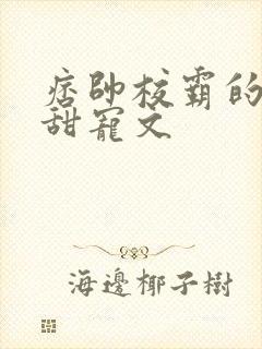 痞帅校霸的校园甜宠文