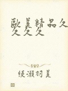 欧美精品久久久久久久