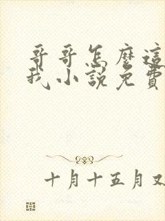 哥哥怎么这样看我小说免费阅读无弹窗封面