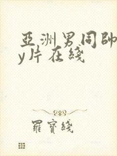 亚洲男同帅gay片在线