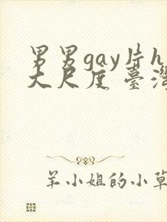 男男gay片h大尺度 台湾