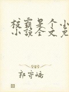 校霸是个小妖精小说全文免费阅读笔趣阁封面