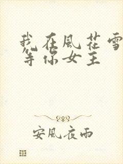 我在风花雪月里等你女主