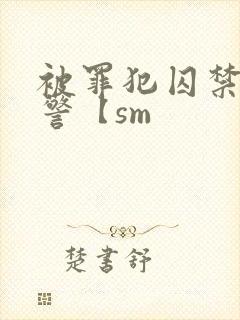 被罪犯囚禁的刑警【sm