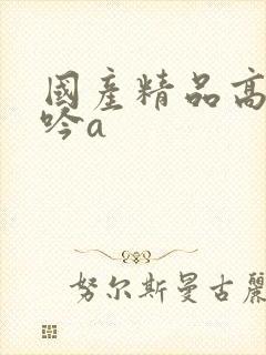 国产精品高潮呻吟a