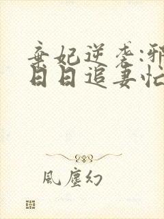 弃妃逆袭:邪王日日追妻忙无弹窗