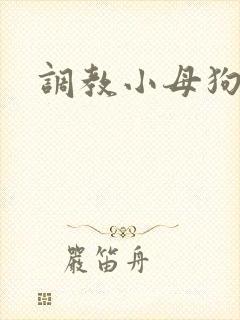 调教小母狗黄文
