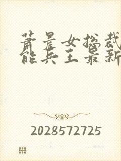 萧晨女总裁的全能兵王最新更新最新章节