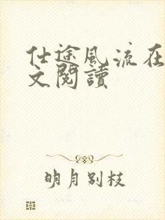 仕途风流在线全文阅读